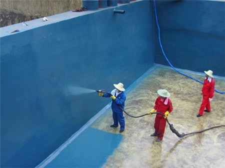 游泳池、污水池聚脲噴涂